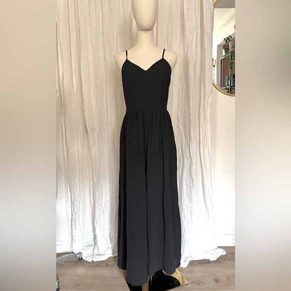 Black Wide Leg Jumpsuit - Picture 6 of 10
